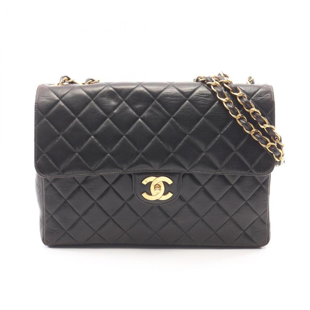 Chanel 30 Large Matelassé Single Flap Shoulder Bag/Handbag, Lambskin Leather,...